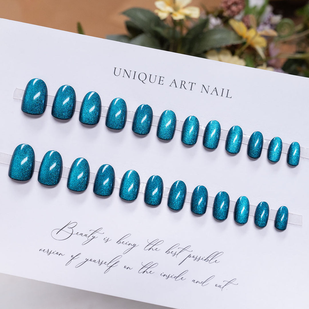 Sparkling Glitter Press-On Nails