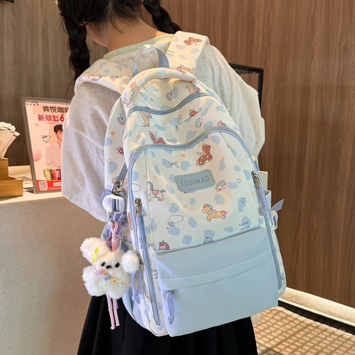 Whimsical Character-Themed School Backpack Stornfield