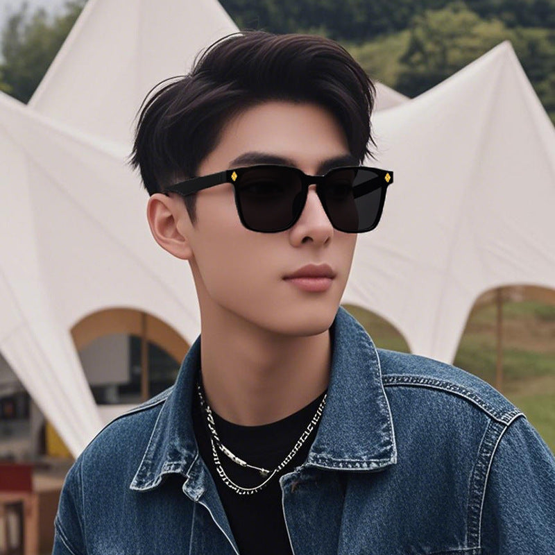 Men's Modern Square Frame Sunglasses Stornfield