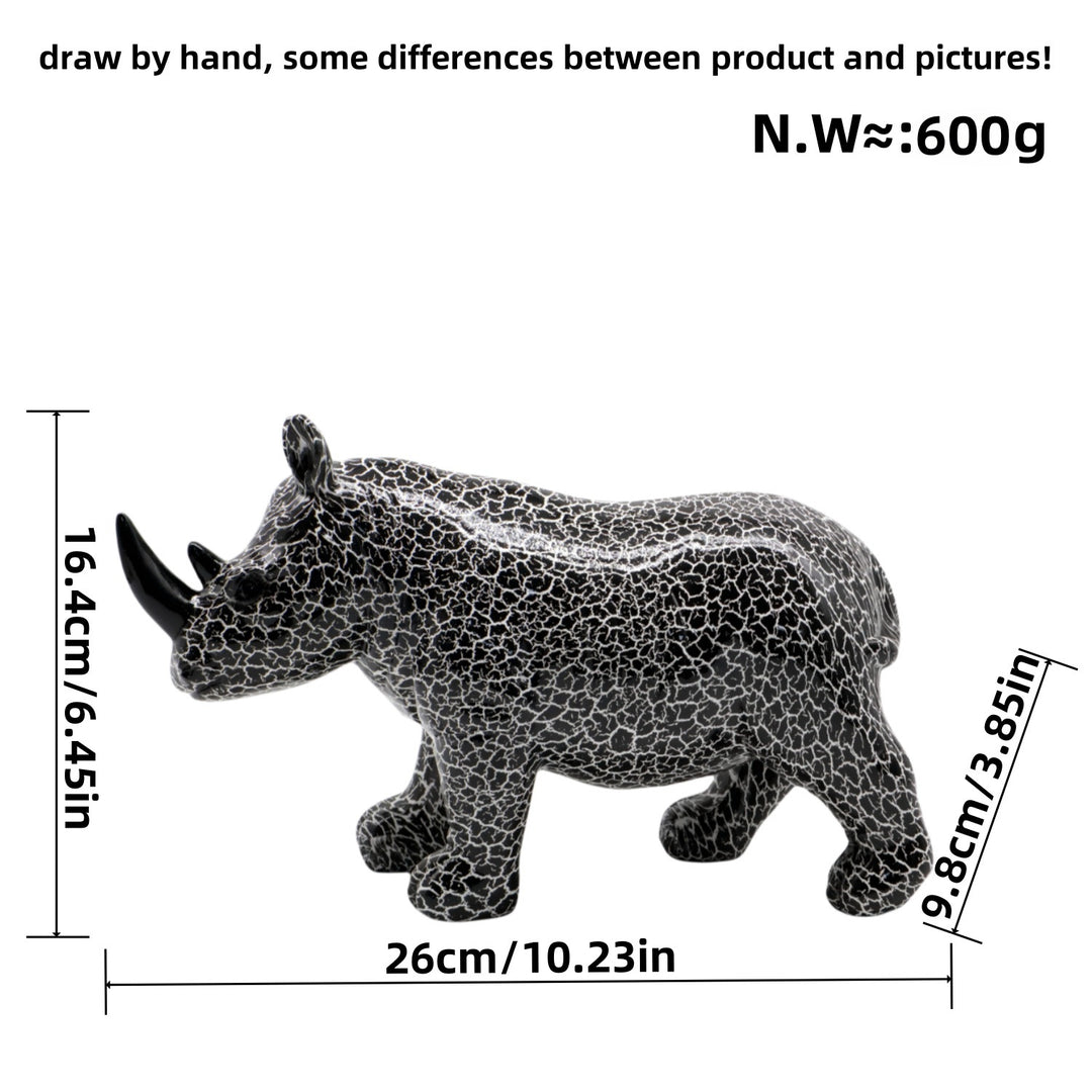 Artistic Rhino Figure Stornfield