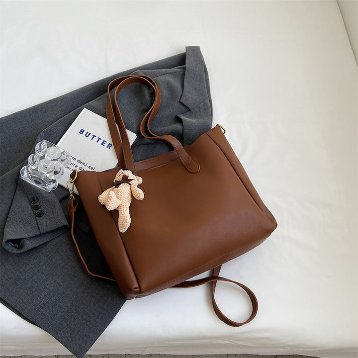 Spacious Soft Leather Tote Bag Stornfield