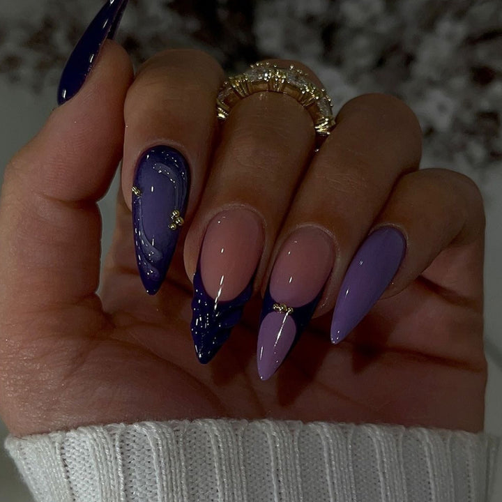 Stylish Stiletto Press-On Nail Set Stornfield