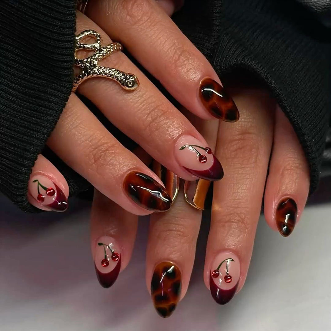Creative Nail Art in Cherries Design Stornfield