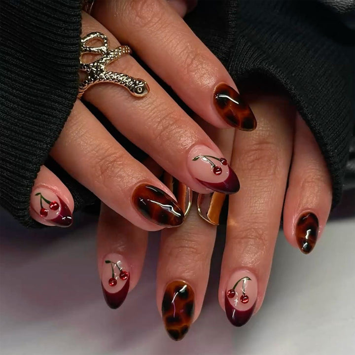 Creative Nail Art in Cherries Design Stornfield
