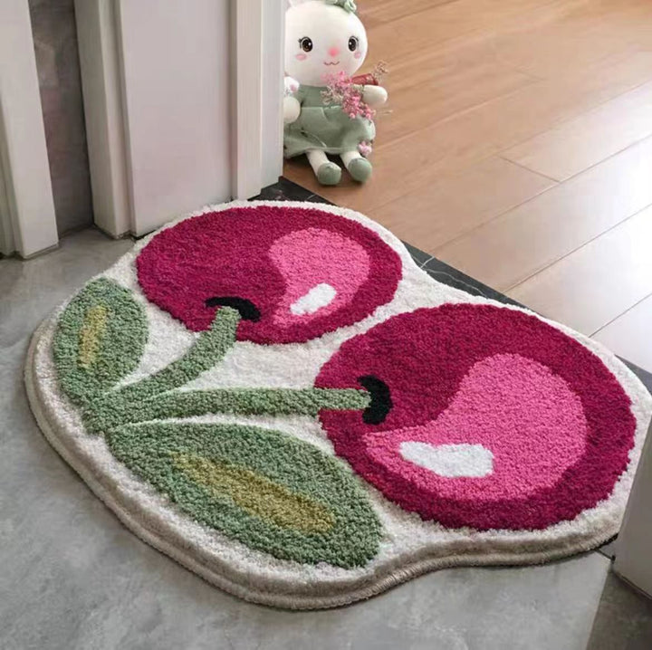 Watermelon Slice Decorative Area Rug Stornfield
