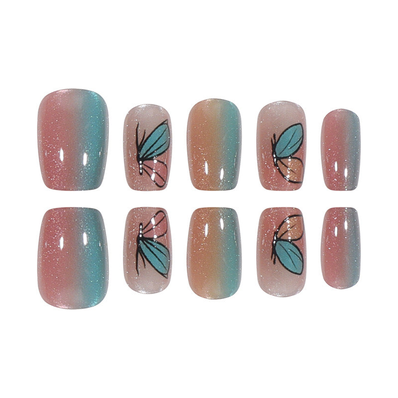 Floral-Inspired Press-On Nail Set Stornfield