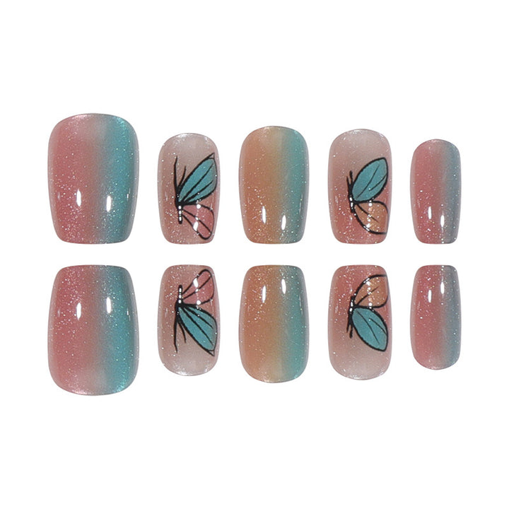 Floral-Inspired Press-On Nail Set Stornfield