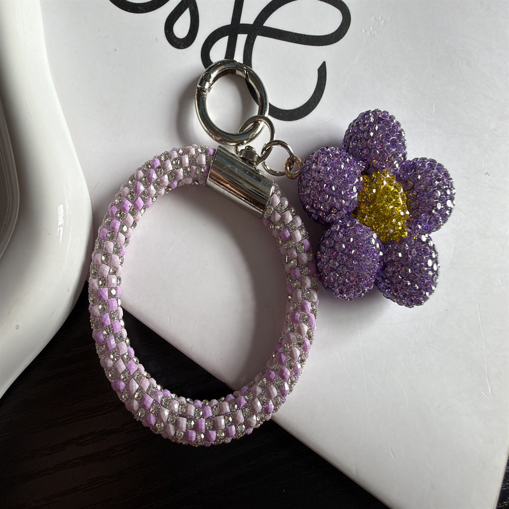 Cherry Themed Rhinestone Keychain Stornfield