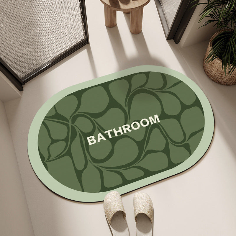 Decorative Floral Bathroom Mat Stornfield