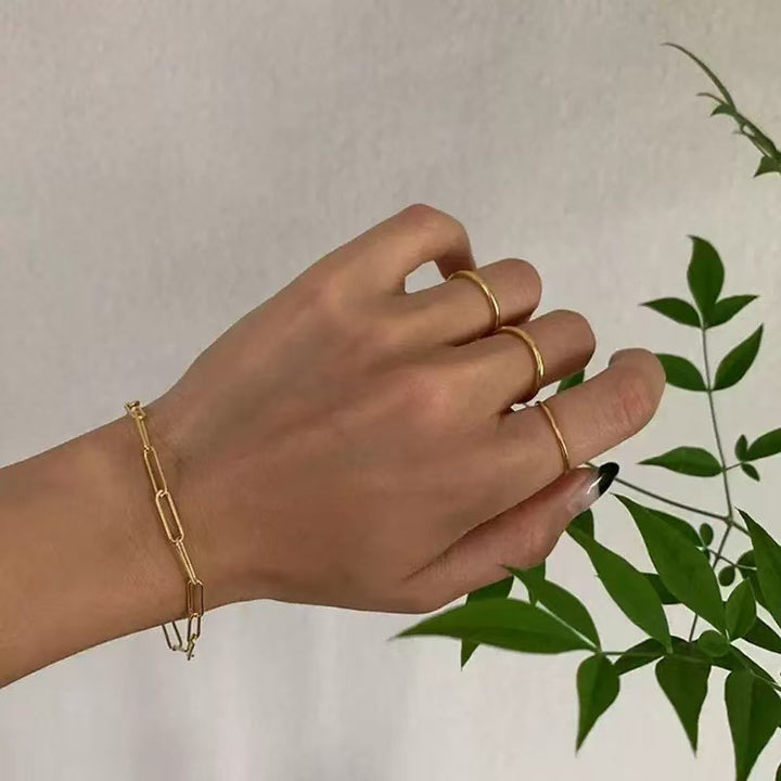 Minimalist Link Chain Bracelet Stornfield