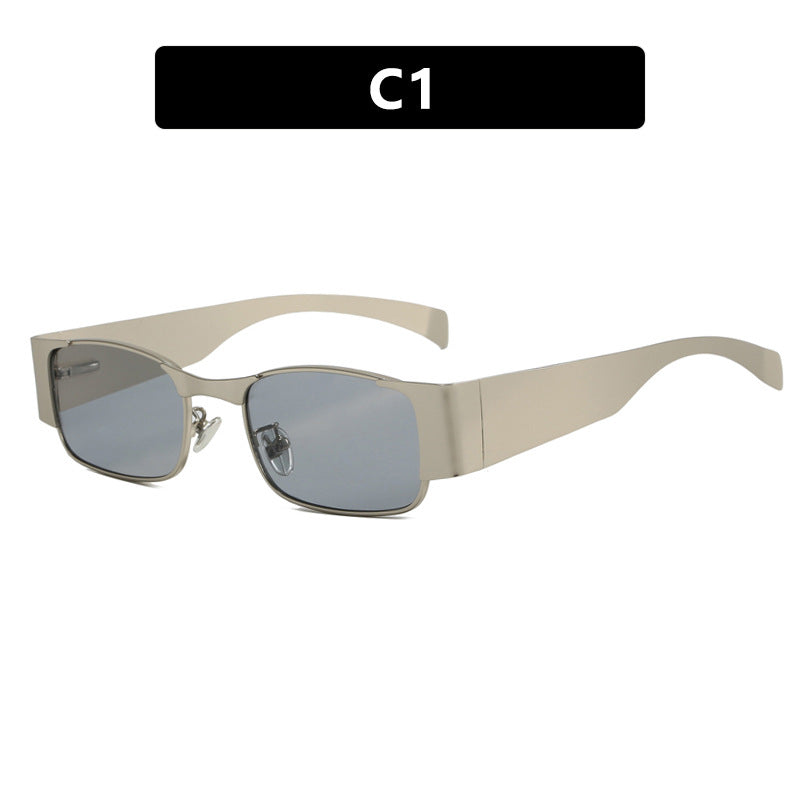 Women's fashionable rectangular sunglasses with elegant lenses Stornfield