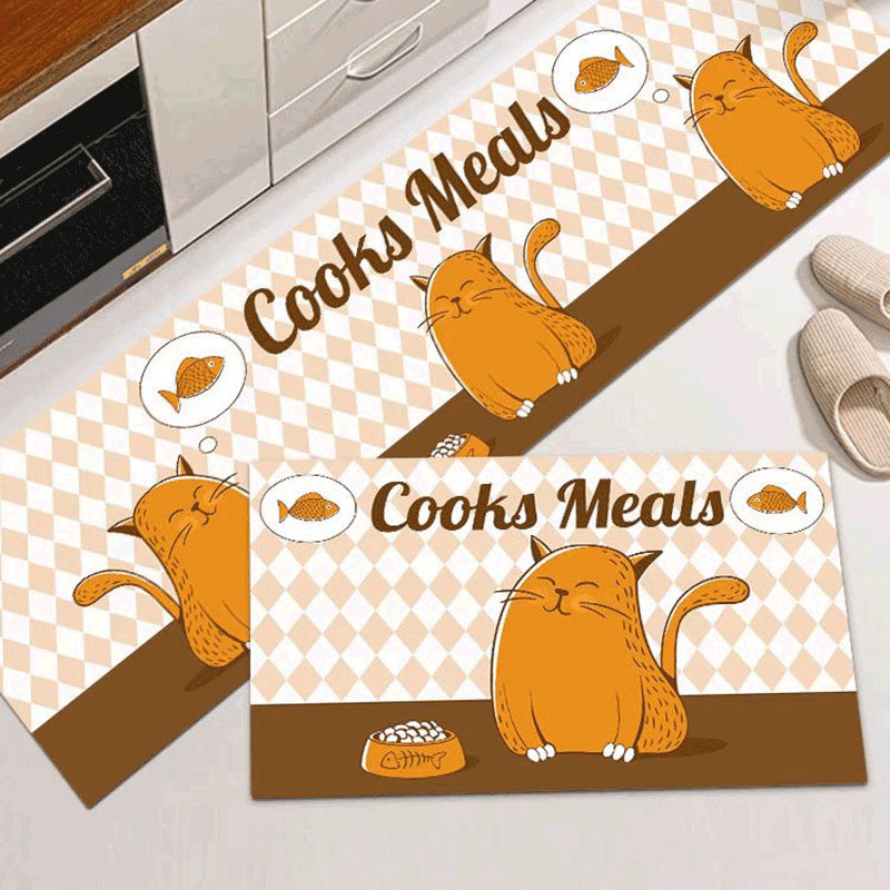 Cat-Themed Kitchen Mat Stornfield