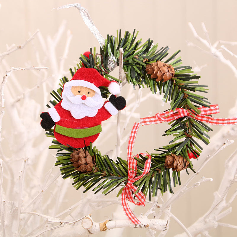 Decorative Snowman Wreath Stornfield