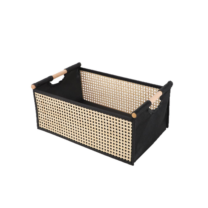 Modern storage container with rattan look Stornfield