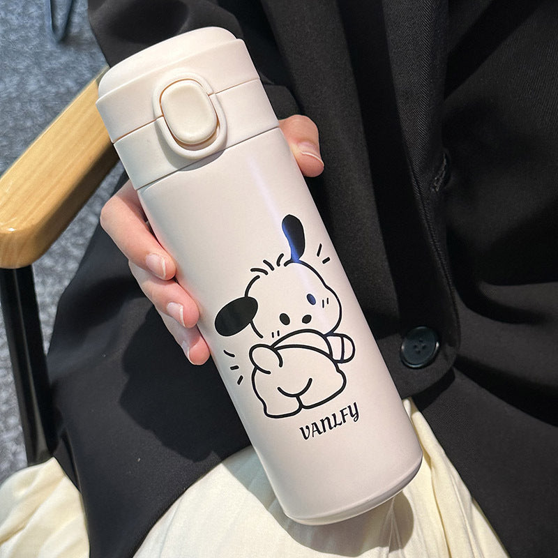 Ladies thermos bottle with secure flip top and cute animal design Stornfield