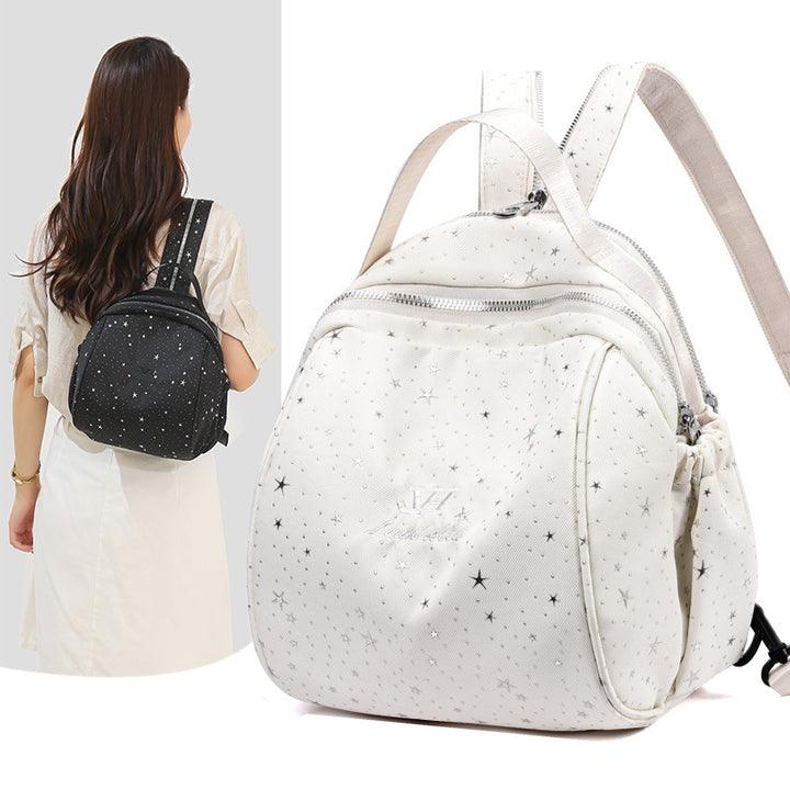 Stylish Star-Patterned Backpack Stornfield