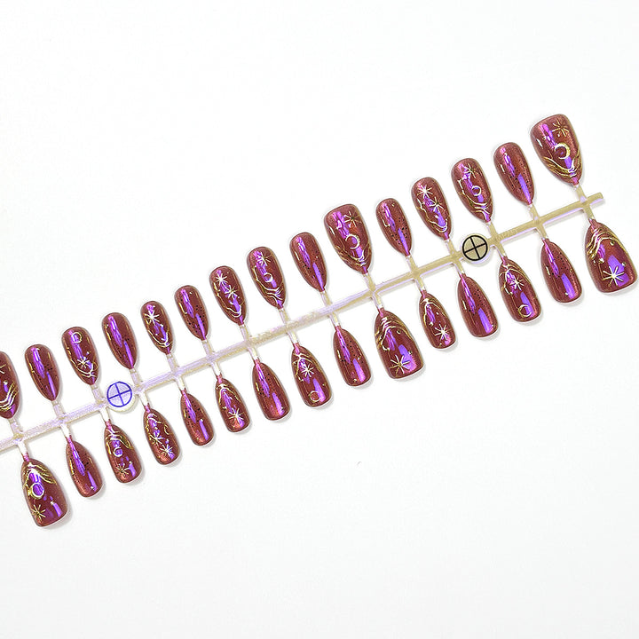 Celestial Themed Press-On Nail Set Stornfield