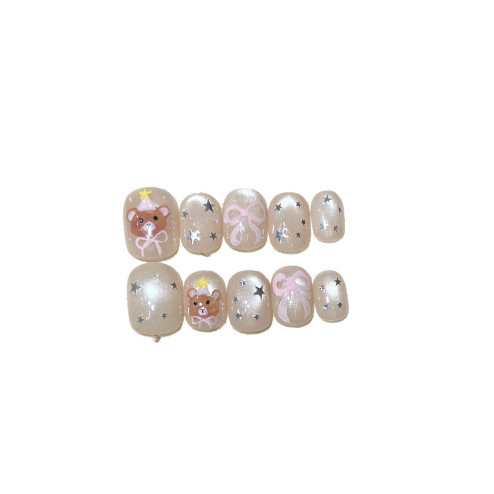 Themed Character Press-On Nail Set