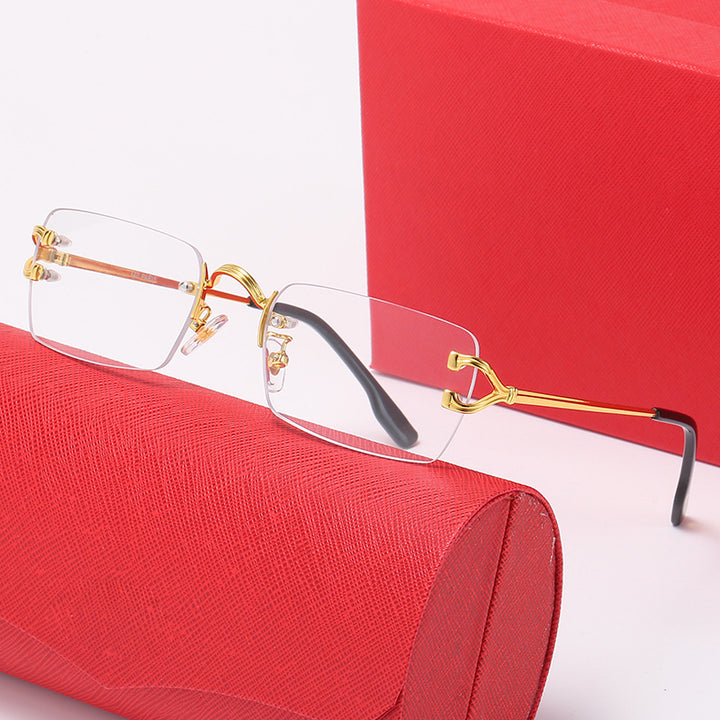 Women's fashionable correction glasses with elegant metal frame and comfortable nose pads Stornfield
