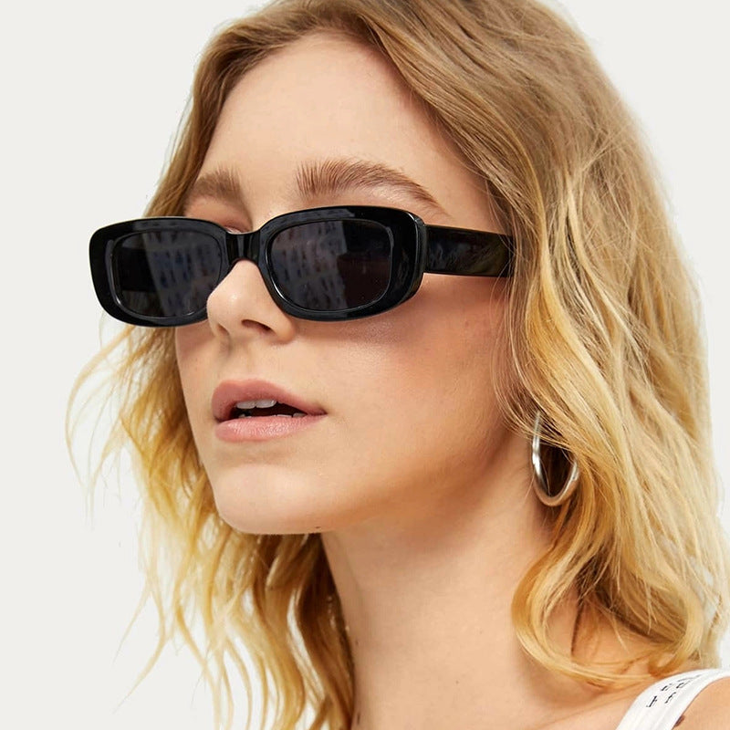 Women's fashionable rectangular sunglasses with adjustable nose pads Stornfield