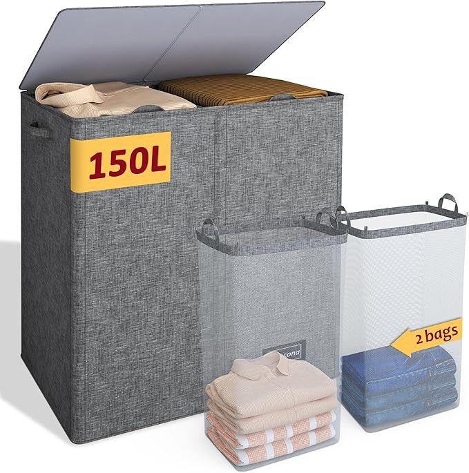 Large storage chest with lid and interior compartments Stornfield