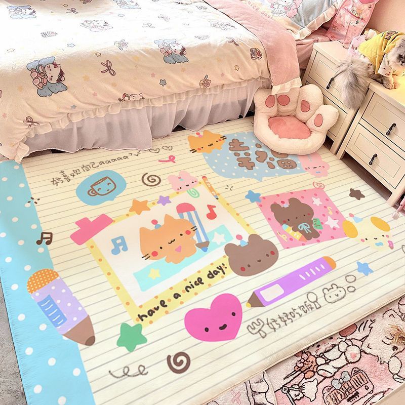 Cute Bunny-Themed Area Rug