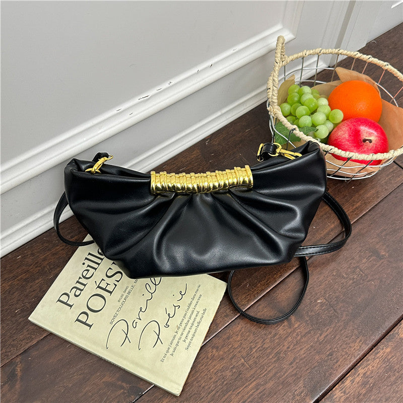 Stylish Gathered Evening Clutch