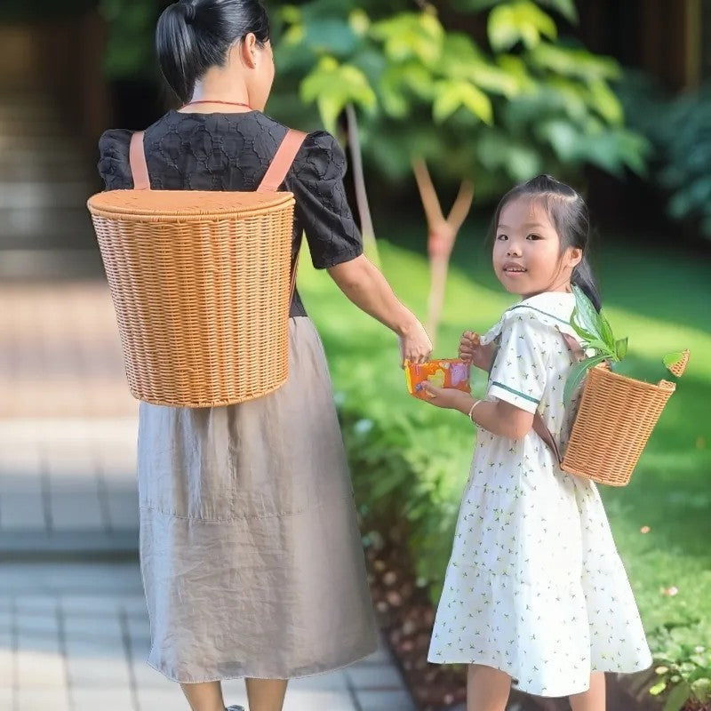 Handcrafted Woven Storage Basket with Dual Handles Stornfield