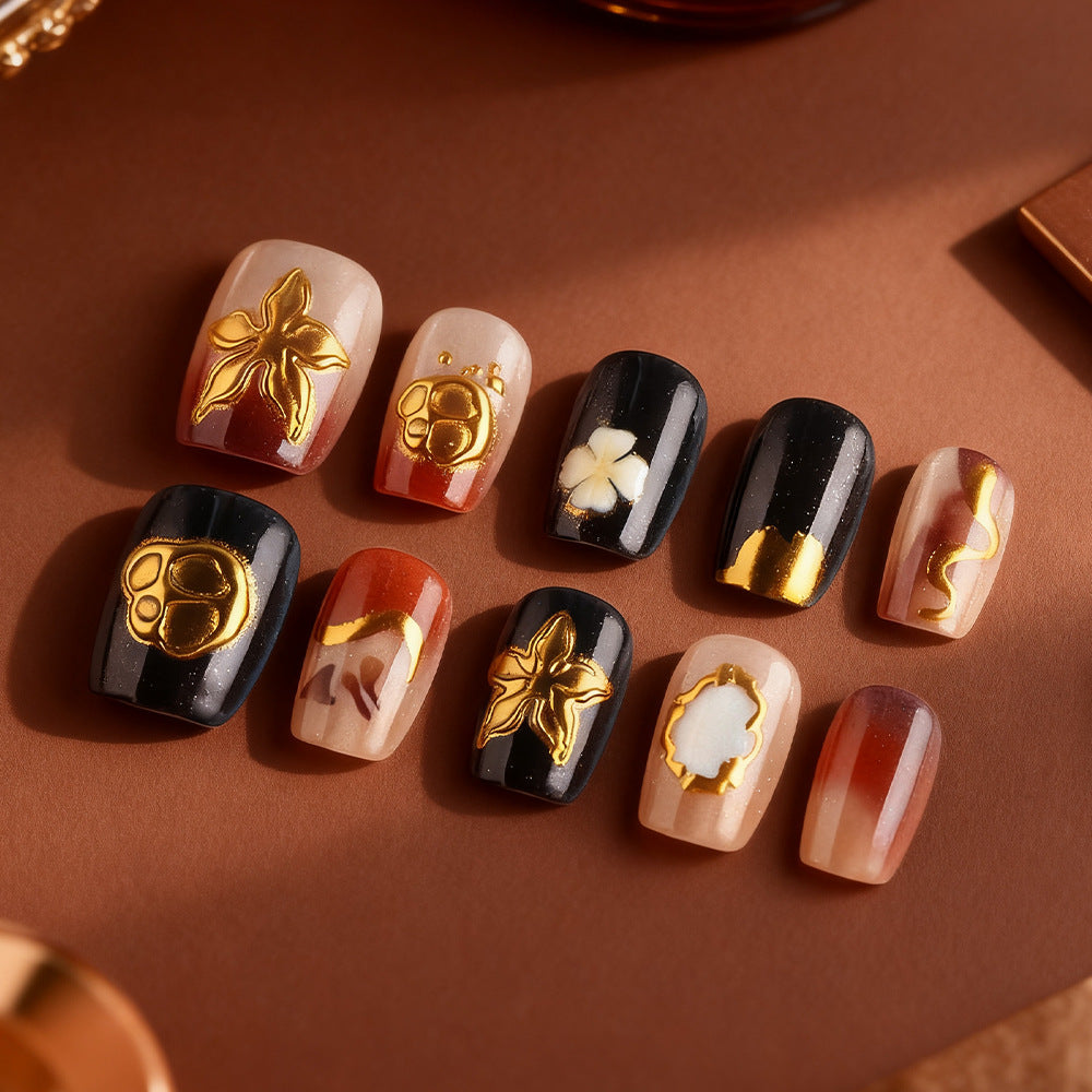 Gothic Themed Nail Art Set Stornfield