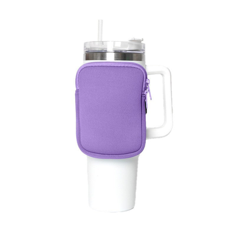 Unisex cup holder with practical pocket Stornfield