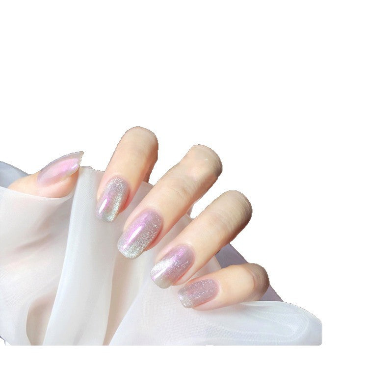 Shimmering Press-On Nail Set Stornfield