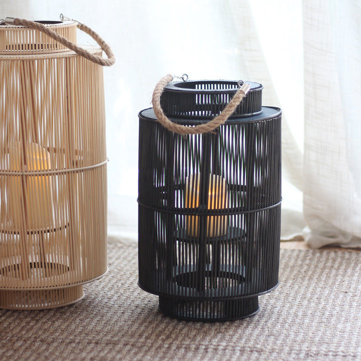 Decorative Rattan Lantern Stornfield