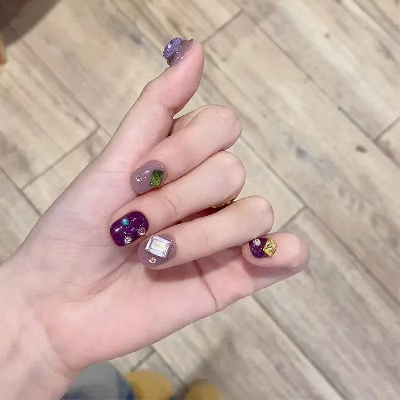 Artistic Rhinestone Nail Art Extensions