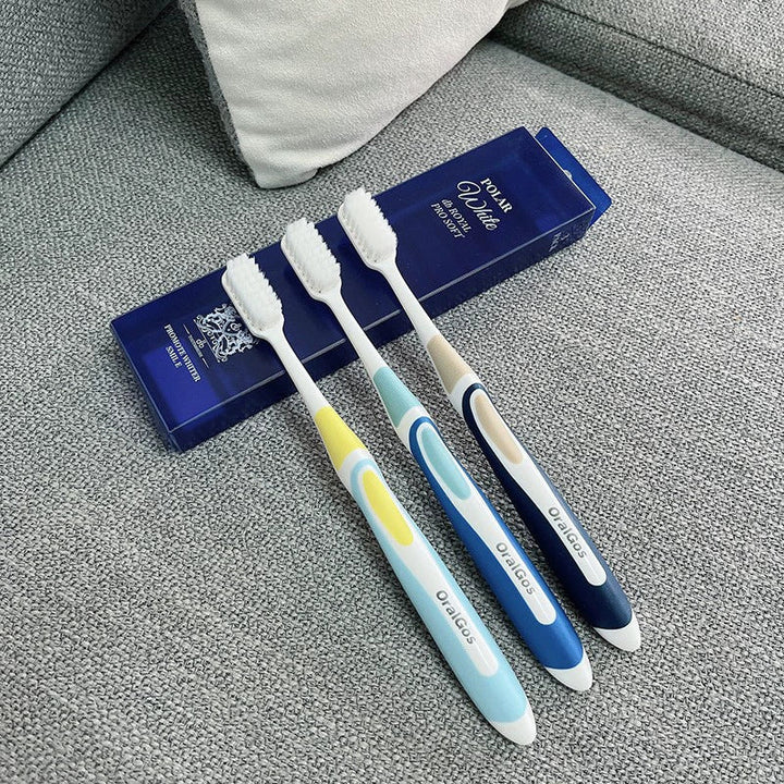 Ultra-Soft Triple-Head Bristle Toothbrush Set Stornfield
