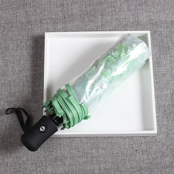 Women's elegant and portable umbrella with floral design Stornfield