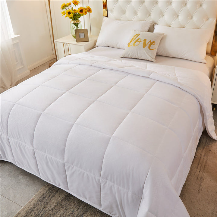 Ladies Allergy-Friendly Quilted Blanket with Breathable Microfiber Cover Stornfield