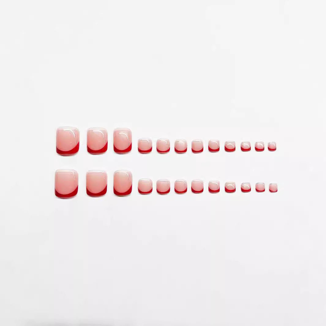 Creative French Tip Nail Art Extensions Stornfield