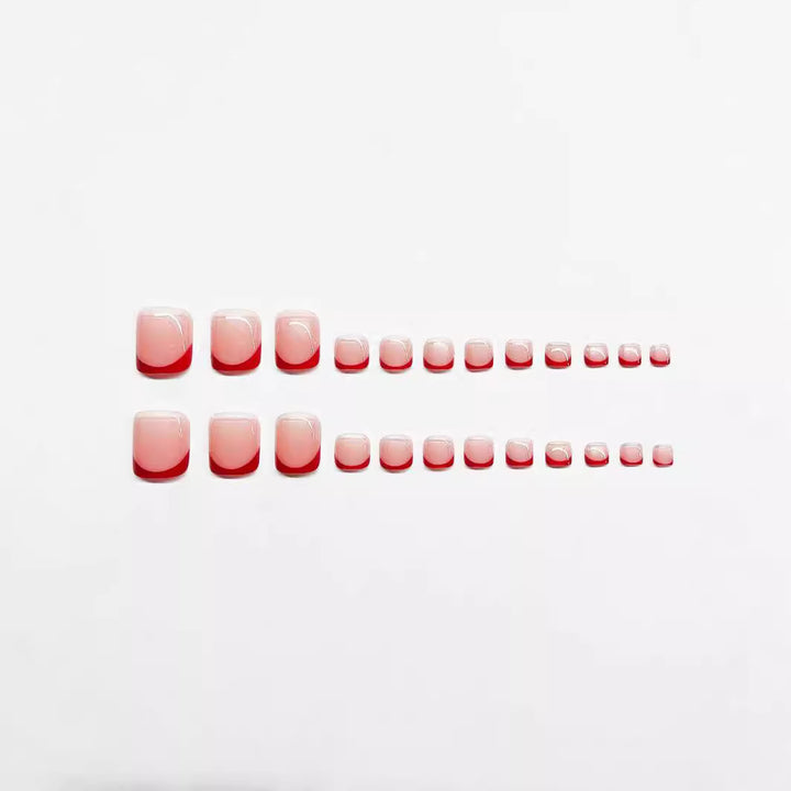 Creative French Tip Nail Art Extensions Stornfield