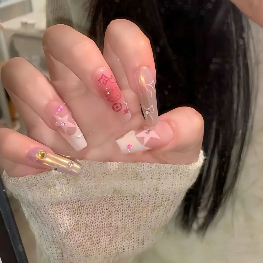 Playful Themed Press-On Nail Collection Stornfield