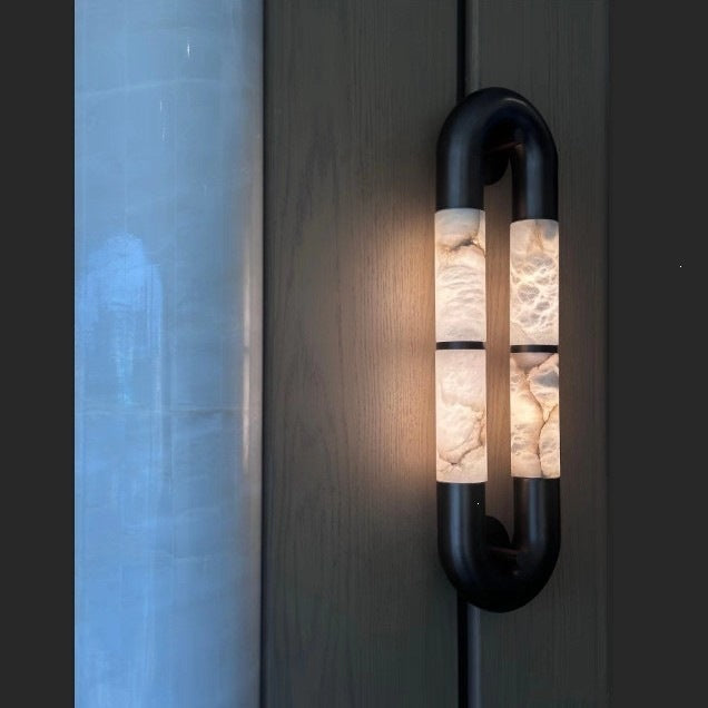 Contemporary Wall Sconce with Textured Design