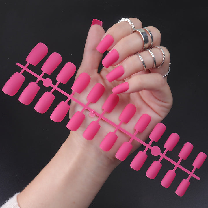 Matte Finish Press-On Nail Set Stornfield
