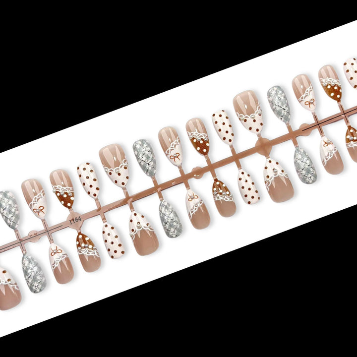 Decorative Press-On Nail Art Set 1790745359