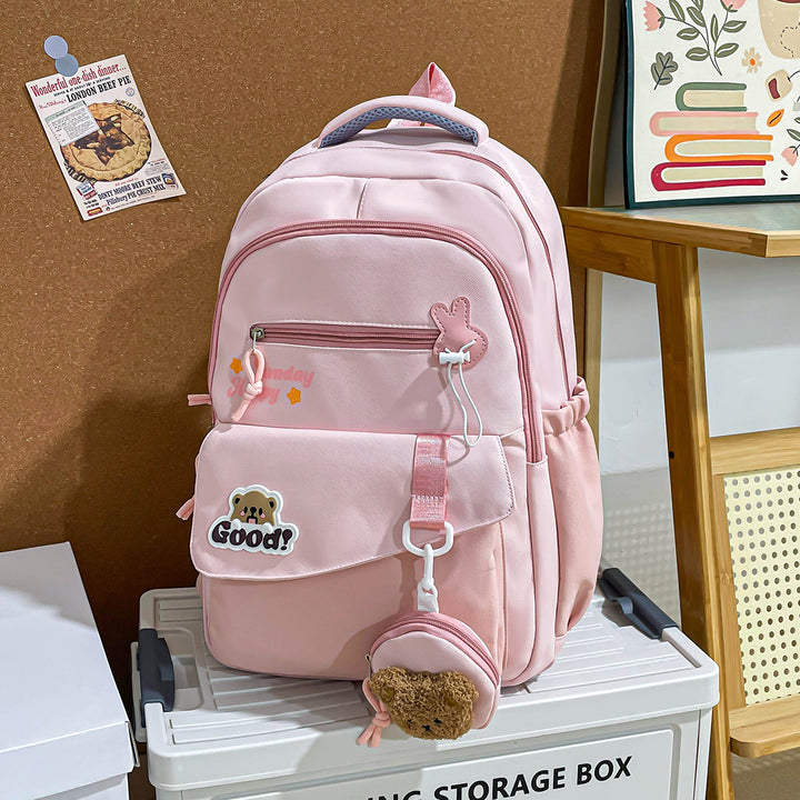 Backpack with Playful Design and Well-Structured Compartments Stornfield