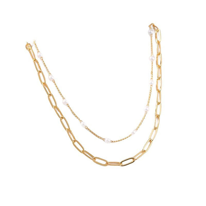 Double Layered Pearl Chain Anklet Stornfield