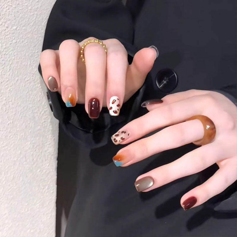 Elegant French Tip Press-On Nail Set Stornfield