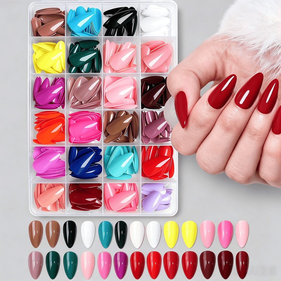 Premium Soft Gel Press-On Nail Tips Collection Stornfield