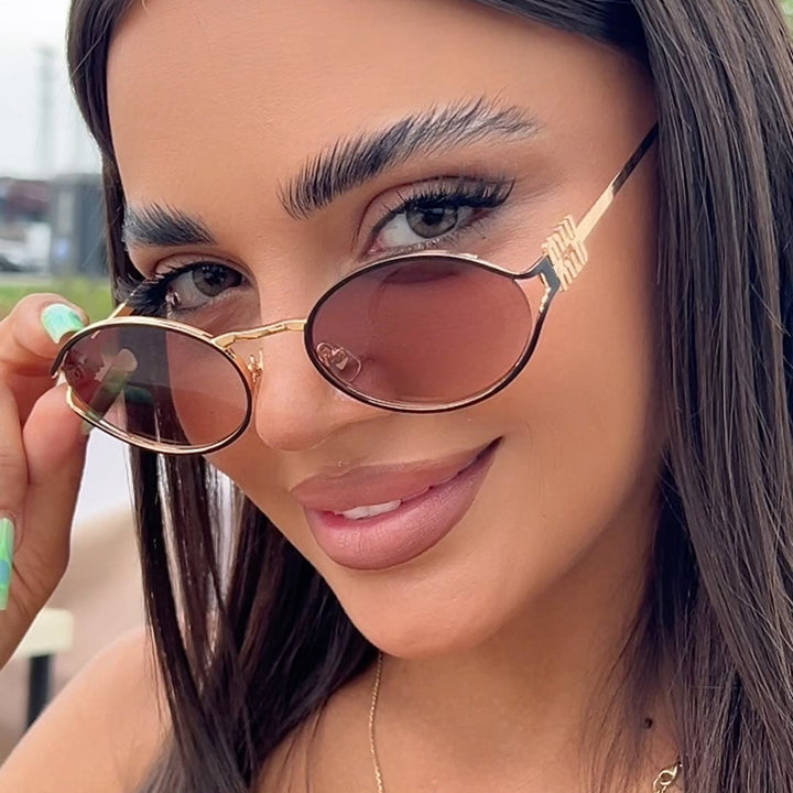 Ladies elegant oval sunglasses Stornfield