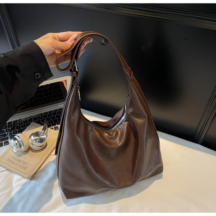 Soft Leather Slouchy Shoulder Bag Stornfield