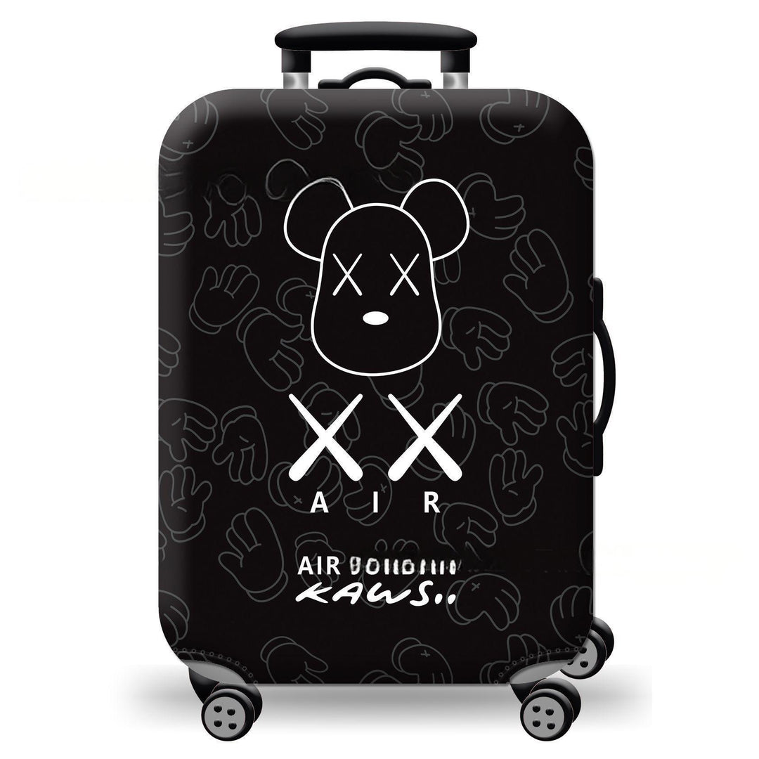 Unisex hard-shell suitcase with playful cat design Stornfield
