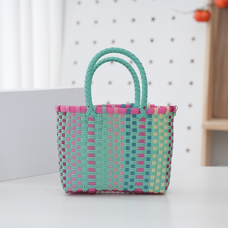 Handbag Made of Durable Plastic Fabric with Braided Design Stornfield